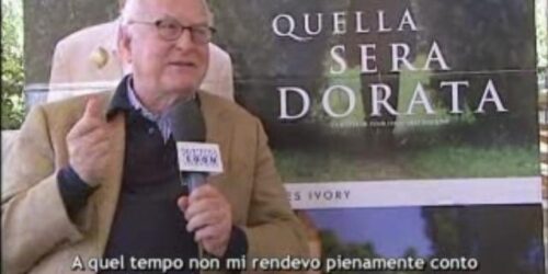 Quella sera dorata – intervista al regsita del film James Ivory