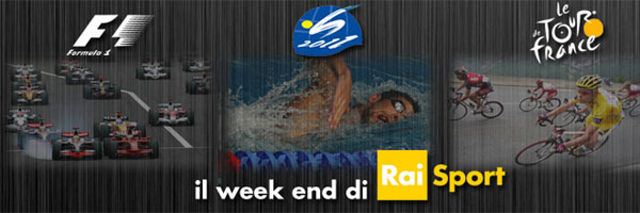 RaiSport Week, Gp di Germania, Mondiali di Nuoto, Tour de France