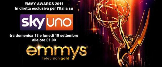 Emmy Awards 2011 in diretta Sky Uno, tutte le nomination