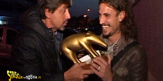 Tapiro d'oro al calciatore Pablo Osvaldo