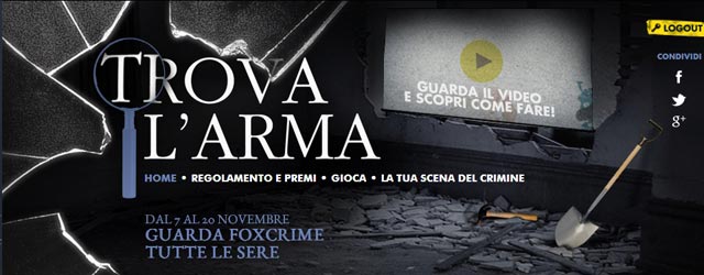 FoxCrime: concorso Trova l'arma e vinci Courmayeur