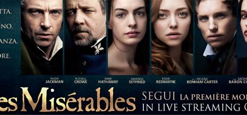 Les Misérables: oggi la Première mondiale in live streaming da Londra su Movietele.it