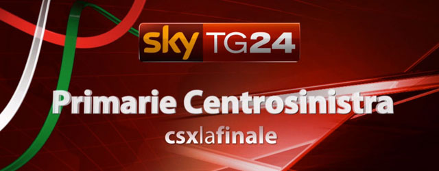 Sky TG24: il ballottaggio delle primarie del centrosinistra 2012