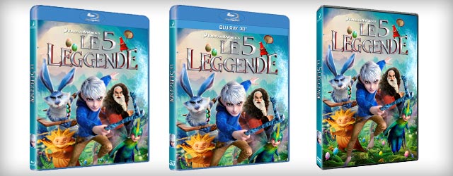 Le 5 Leggende in Blu-ray, Blu-ray 3D, DVD