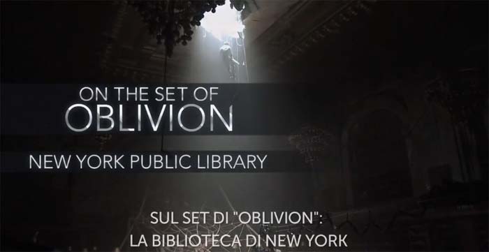 Backstage la biblioteca di New York - Oblivion