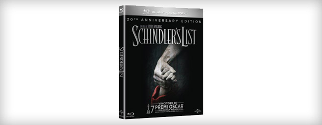 Il Blu-ray di Schindler's List