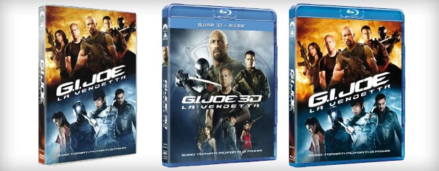 G.I. Joe: La Vendetta in DVD, Blu-ray 3D