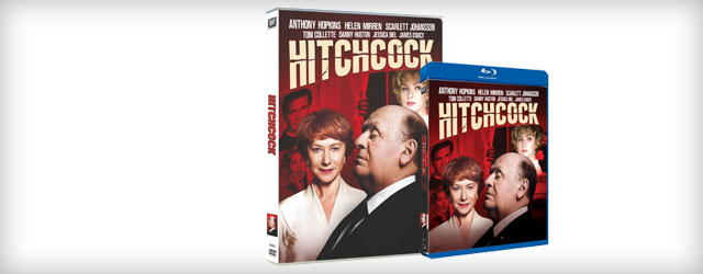 Hitchcock con Anthony Hopkins in DVD, Blu-ray