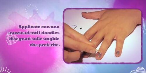 Tutorial Nail Art – Violetta