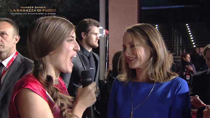 Intervista a Nina Jacobson sul red carpet di Roma - Hunger Games: La Ragazza di Fuoco