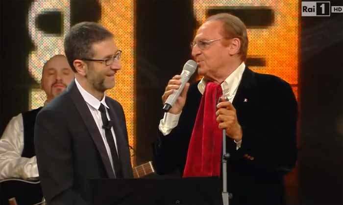 Sanremo 2014: Renzo Arbore in Reginella