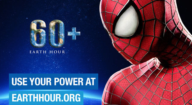 Spider-Man e Earth Hour