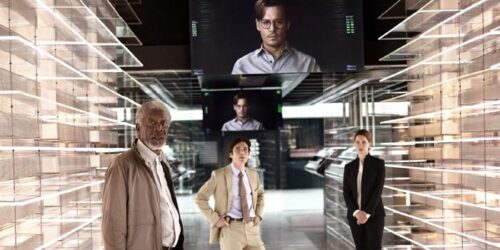 Transcendence: manifesto italiano del film con Johnny Depp