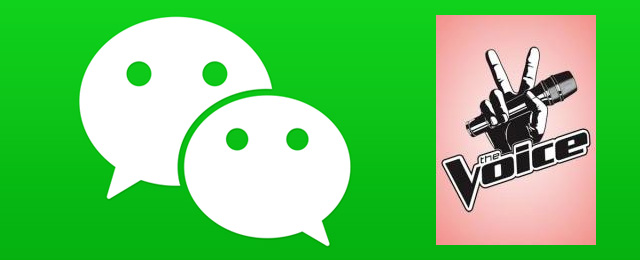 WeChat partner di The Voice of Italy 2014