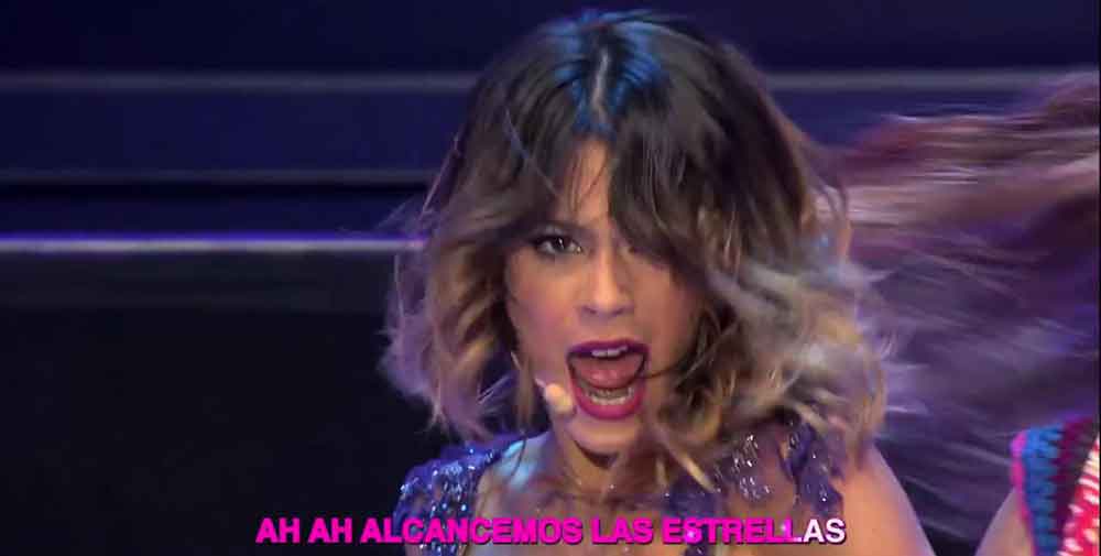 Clip Alcancemos las estrellas - Violetta backstage pass