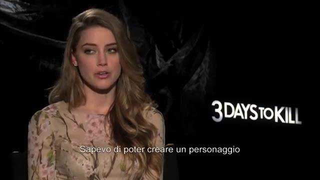 3 Days to Kill: intervista a Amber Heard (sottotitolata)