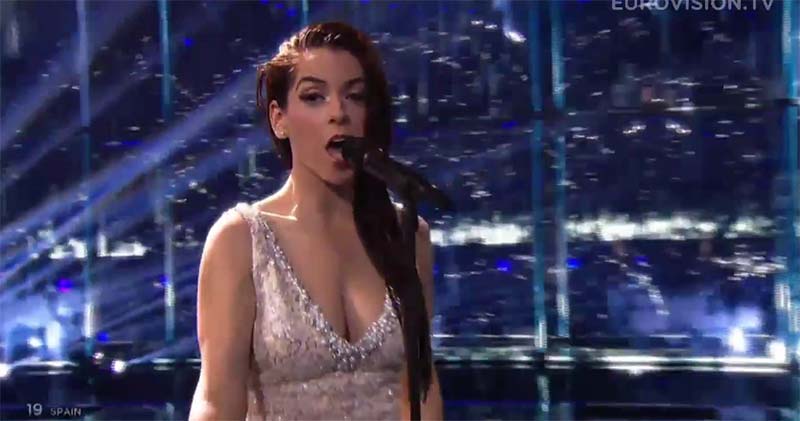 ESC2014: Ruth Lorenzo 'Dancing in the rain' (Spagna) LIVE Eurovision Song Contest 2014 Finale