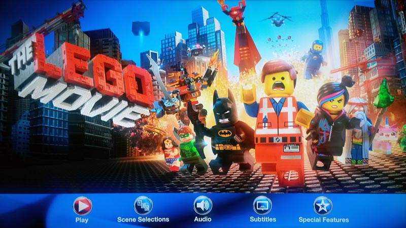 Blu-ray di The LEGO Movie