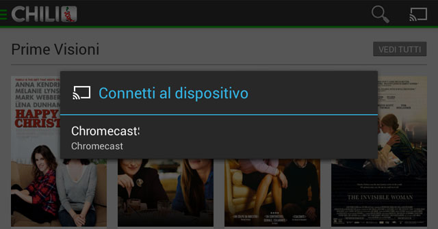 CHILI è su Chromecast