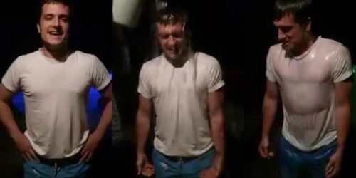 IceBucketChallenge: Josh Hutcherson