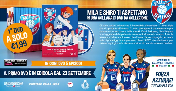 Mila e Shiro, la serie completa in edicola dal 23 Settembre