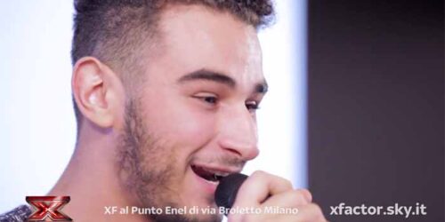 X Factor 2014 – Riccardo Schiara al Punto Enel di Milano