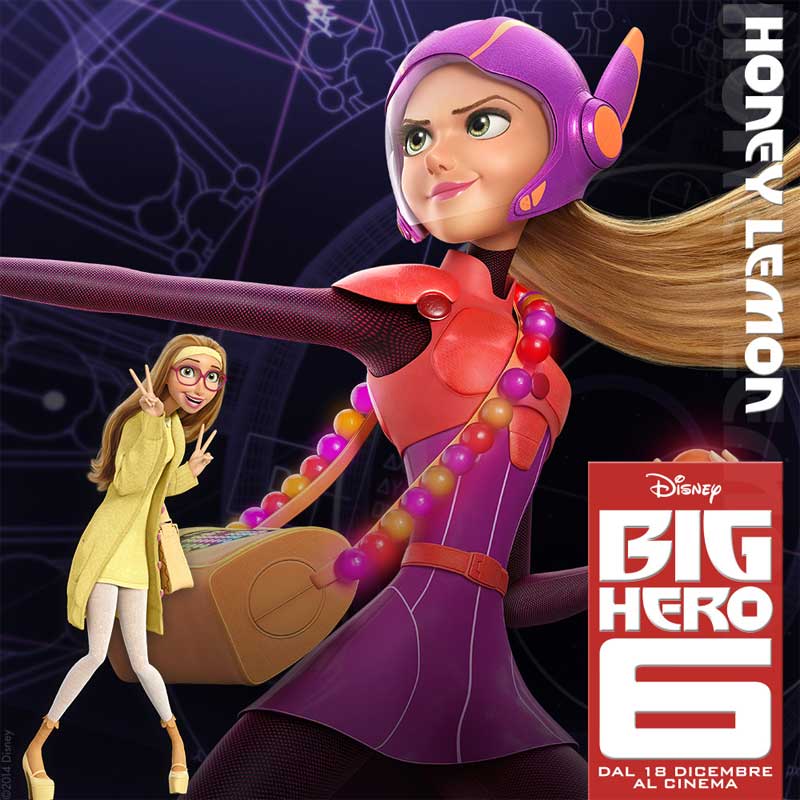 Big Hero 6, conosciamo Honey Lemon