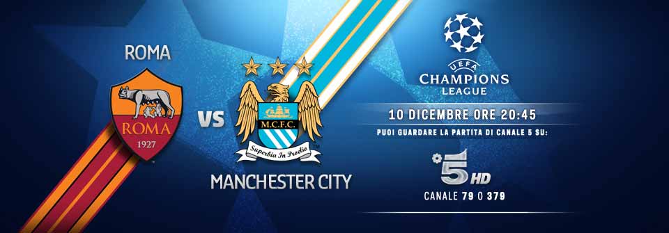 Mediaset: Champions League 9-10 dicembre 2014