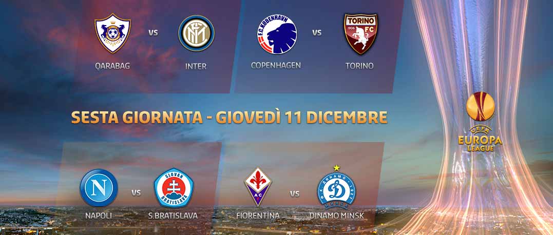 Mediaset: Europa League 11 dicembre 2014