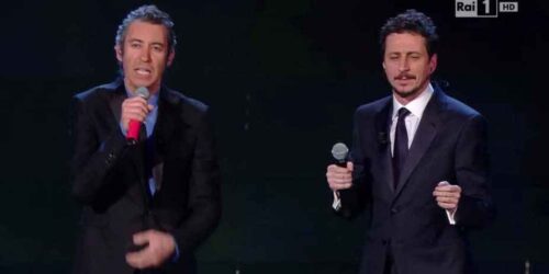 Sanremo 2015: Luca e Paolo (primo ingresso) - 3a serata