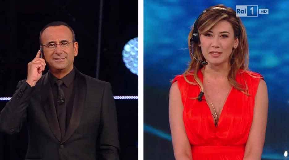 Sanremo 2015: Virginia Raffaele 'Call center televoto' - 4a Serata