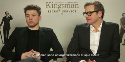 Colin Firth e Taron Egerton presentano Kingsman – Secret service