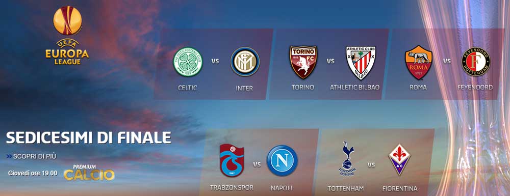 Mediaset: Europa League 19 Febbraio 2015