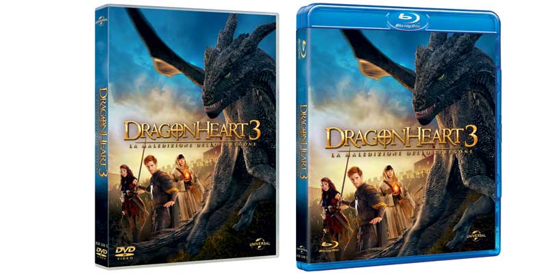 Dragonheart 3 in Blu-ray e DVD