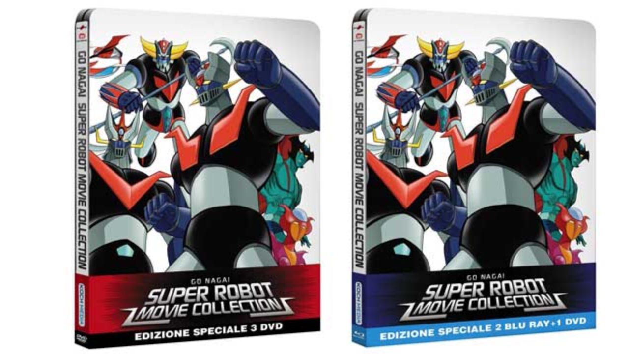 Go Nagai Super Robot Movie Collection in DVD e Blu ray dal 26