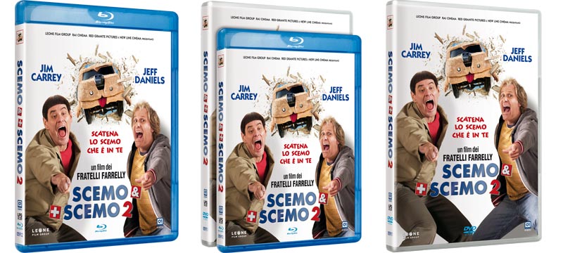 Scemo e piu' scemo 2 in DVD e Blu-ray