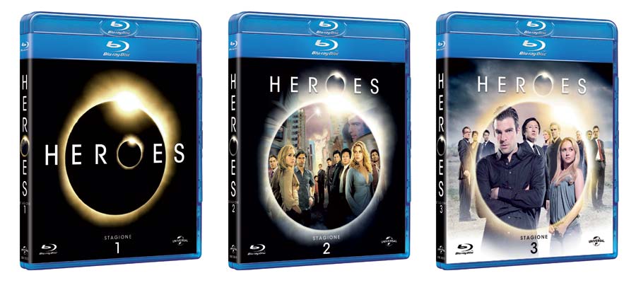 Heroes, le prime 3 stagioni in Blu-ray