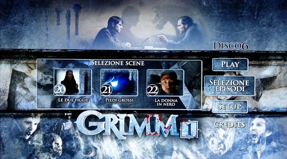 Grimm, Blu-ray della Prima Stagione Completa