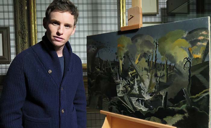 L'arte nella Grande Guerra con Eddie Redmayne