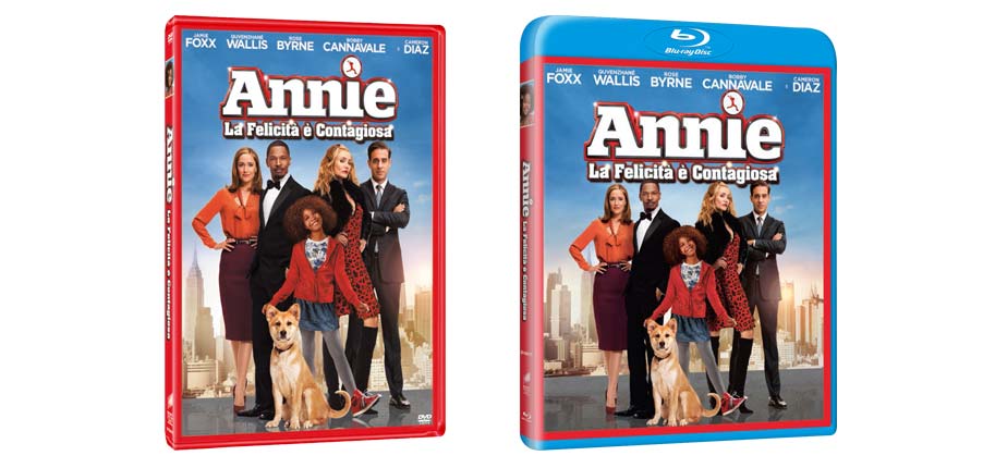 Annie - La felicità è contagiosa in DVD, Blu-ray