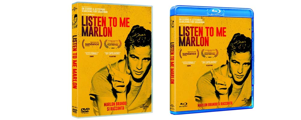 Listen to me Marlon in DVD, Blu-ray