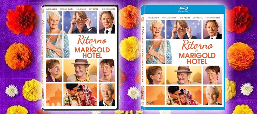 Ritorno al Marigold Hotel in DVD, Blu-ray