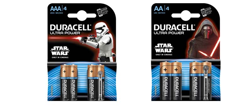 Star Wars, Duracell passa al lato oscuro