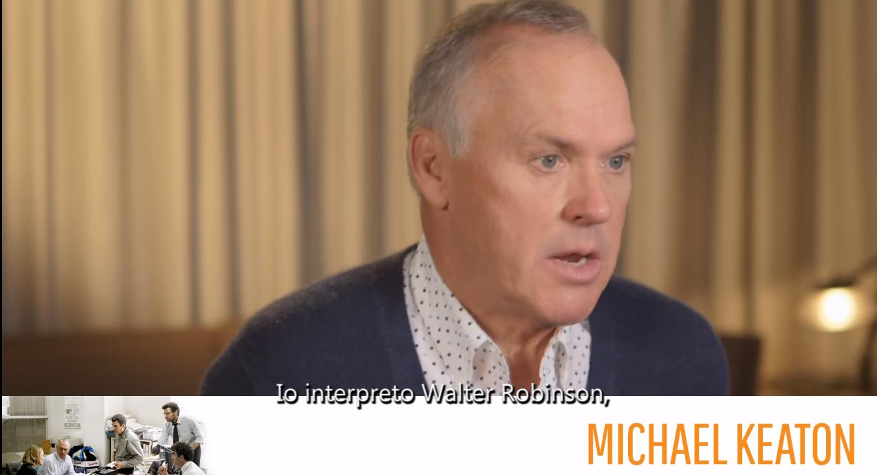 Il caso Spotlight - Video Intervista a Michael Keaton e Walter Robinson