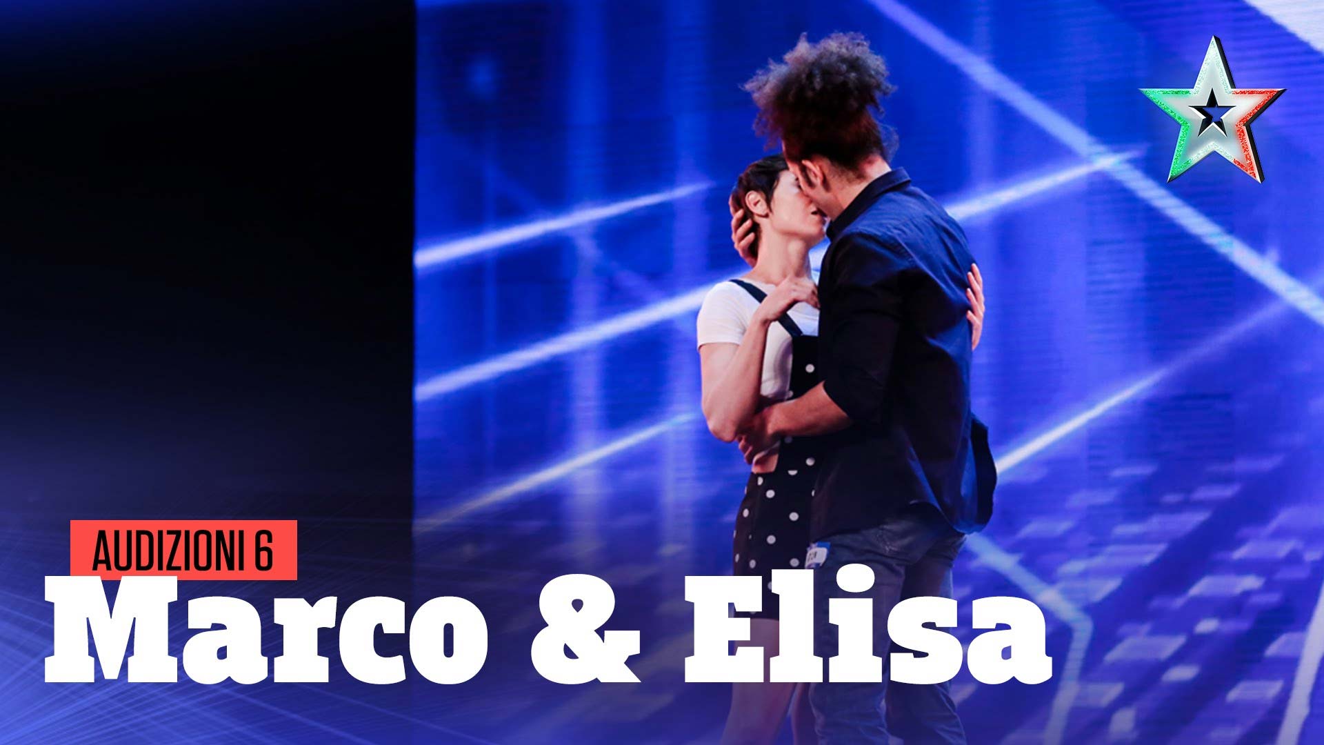 Italia's Got Talent 2016 - Marco e Elisa, un bacio lungo 100 secondi