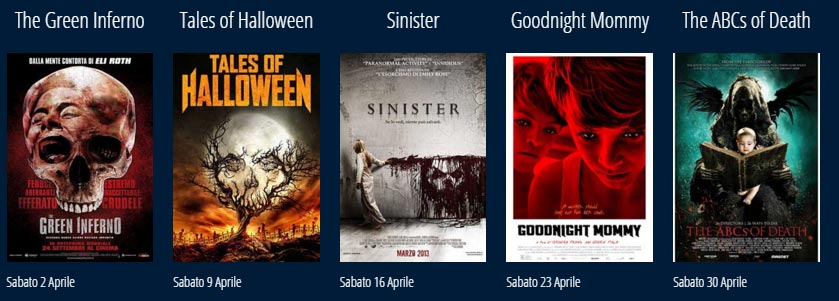 Sabato Notte Horror da UCI Cinemas: programmazione Aprile 2016