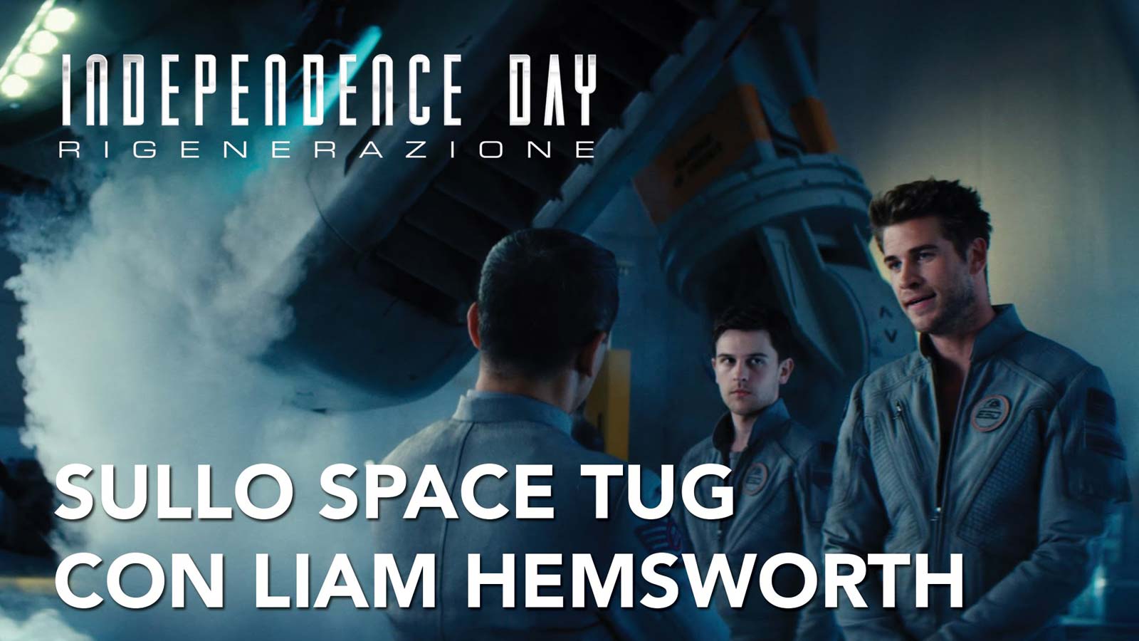 Independence Day: Rigenerazione - Sullo space tug con Liam Hemsworth