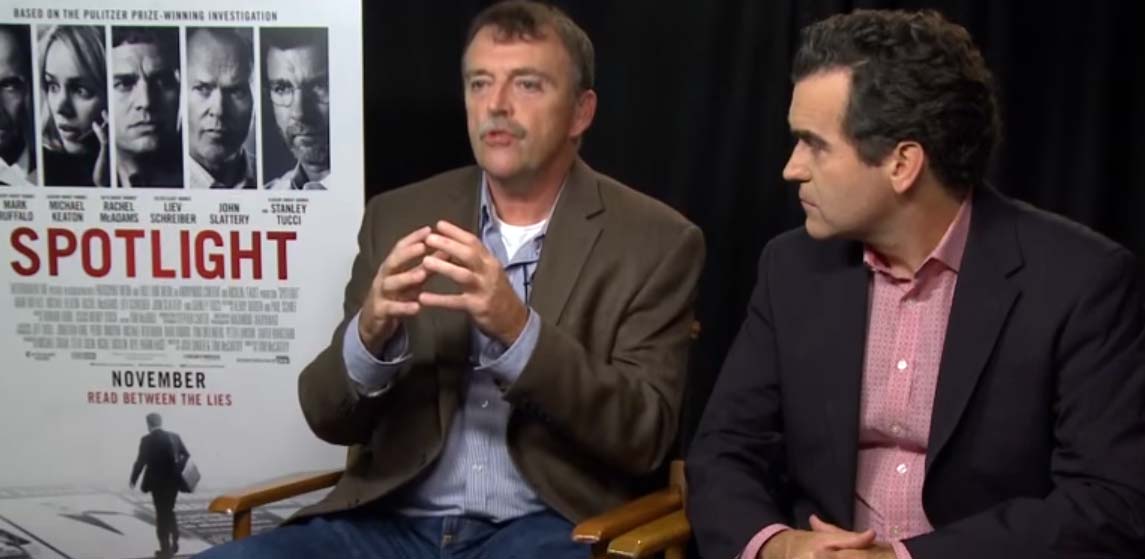 Il Caso Spotlight - Video intervista a Brian D'Arcy James e Matt Carroll