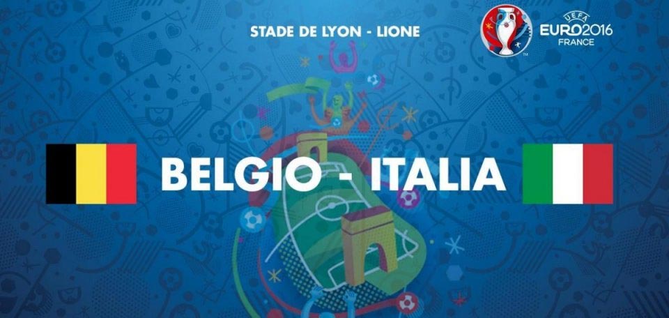 EURO 2016: Belgio-Italia