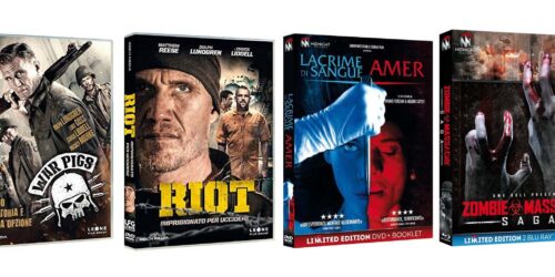 Home Video Agosto 2016: War pigs, Riot, Amer, Zombie Massacre Saga, Rocky Joe